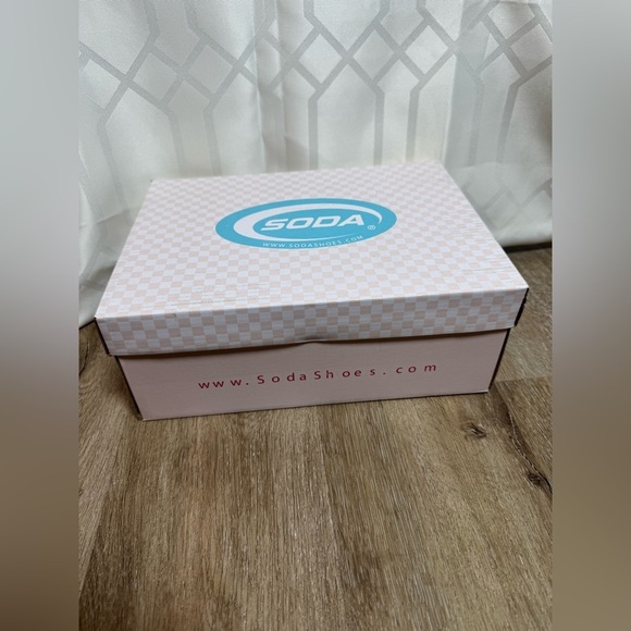 Soda Black Strappy Block Heels - Picture 7 of 9